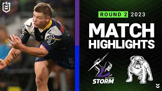 NRL 2023 | Melbourne Storm v Canterbury-Bankstown Bulldogs | Match Highlights