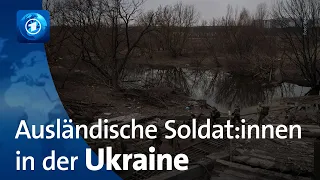 Freiwillige aus dem Ausland wollen bei der Verteidigung der Ukraine helfen