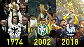 FIFA World Cup Winners 1930 - 2018 ⚽ Footchampion