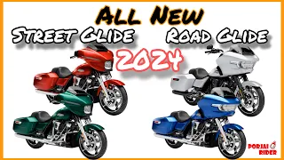 Harley Davidson 2024 Street Glide & Road Glide โฉมใหม่ล่าสุดมีอะไรเปลี่ยนไปบ้าง | Porjai Rider