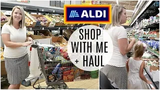 ALDI GROCERY SHOP WITH ME + MEAL PLAN | HUGE GROCERY HAUL FOR 2 WEEKS