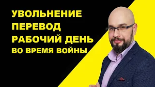 Могут уволить во время войны? Могут перевести на другую работу во время мобилизации в Украине?