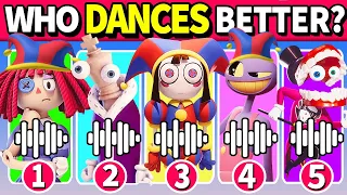 Who DANCES Better? 🎪 The Amazing Digital Circus, Pomni, Ragatha, Jax, Caine, Gegagedigedagedago
