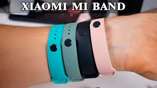 Цветные ремешки для Xiaomi Mi Band 5,6,7