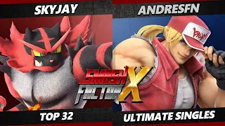 Smash Factor X - Skyjay (Incineroar) Vs. AndresFn (Terry) Smash Ultimate - SSBU