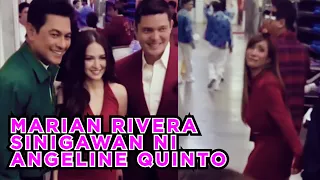 ANGELINE QUINTO SINIGAWAN SI MARIAN RIVERA HABANG NAG PAPAPICTURE