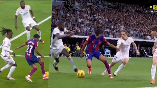 Lamine Yamal DRIBBLING MASTERCLASS vs Real Madrid  (2024) (ELCLASICO)(AWAY) HD 1080i With Commentary