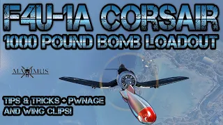 Battlefield 5 - F4U-1A Corsair - 1000lb Loadout + Tips & Tricks + Pwnage - Volume 2 (4K)