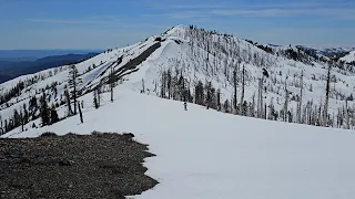 Splitboarding Hull Mountain Jen and Joey April 2024