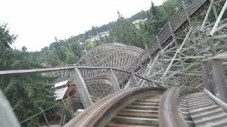 Timberhawk: Ride of Prey Front Seat on-ride HD POV Wild Waves Enchanted Village