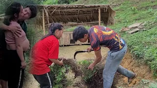 cook pork bran, make chicken for eggs, bad guys come to choose chickens, self-sufficient life