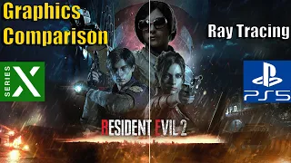 Resident Evil 2 Remake | Next Gen | Xbox Series X vs PS5  | 4K | Graphics Comparison |