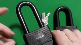 (025) 50mm Rolson padlocks spp pick & rake open