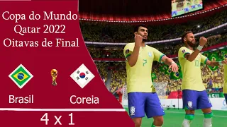 Show brasileiro na Copa | Recriação | Brasil 4 x 1 Coreia do Sul - Copa do Mundo 2022