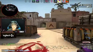 Monesy plays faceit on Mirage w b1t