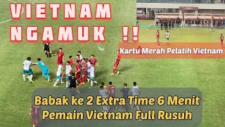 VIETNAM RUSUH!! Babak Ke 2 Injury Time 5 Menit Keluar 2 Kartu Merah | Final Piala AFF 2022