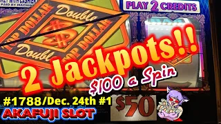 2 Jackpots Double Top Dollar $100 A Spin Venetian Las Vegas
