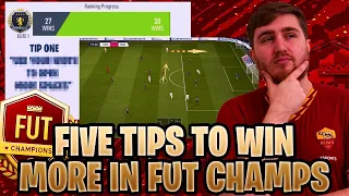 FIFA 20 FIVE TIPS TO WIN MORE GAMES IN FUT CHAMPS! MY TOP TIPS FOR WEEKEND LEAGUE! GOLD TO ELITE!