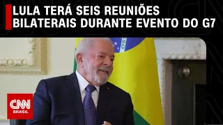 Lula terá seis reuniões bilaterais durante evento do G7 | CNN NOVO DIA