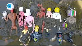 Mencari Siren Head | Siren Head dan monster head terkubur dalam lumpur,,NGERII!!