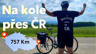 Na kole přes ČR - 757 Km - Od východu na západ