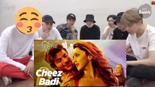 bts reaction❤️ to |Bollywood song| tu cheez badi hai mast full video watching#bts#btsreaction