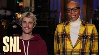 Justin Bieber Is Surprised RuPaul Looks Different In Person - SNL