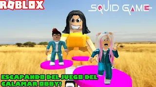 Escapando Del Juego Del Calamar Obby!😃Roblox