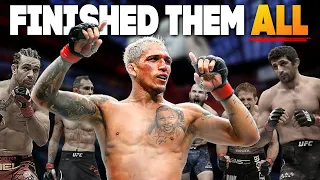 Charles Oliveira: From Debut to Lightweight Title Defenses