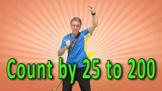 Skip Counting by 25 to 200 | Count By 25 | Counting Song | Skip Counting Song | Jack Hartmann