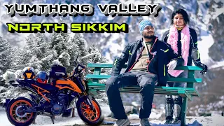 Gangtok to Lachung, Yumthang Valley,  Zero Point || Sikkim Bike Ride 🔥 March 2023