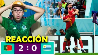 ¡CRISTIANO A OCTAVOS DE FINAL! DOBLETE DE BRUNO FERNÁNDEZ | PORTUGAL VS URUGUAY REACCIÓN