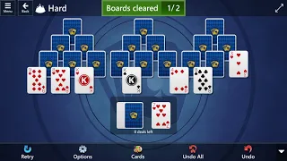 Microsoft Solitaire Collection: TriPeaks - Hard - September 21, 2021