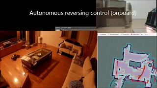 HyphaROS TEB planner for autonomous reversing control