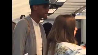 Stromae & Coralie Barbier in NYC (JFK)