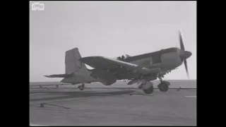 Royal Navy Blackburn Firebrand operations aboard HMS Eagle (1952)