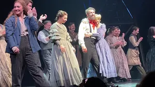 Sweeney Todd Broadway Curtain Call (part) Jan 14, 2024 Josh Groban's,  Annaleigh Ashford's last show