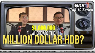 Where are the locations of the Million Dollar HDB Flats?