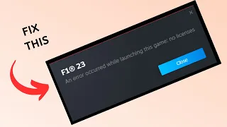 How to fix “An error occurred while launching the game this game” in F1 23