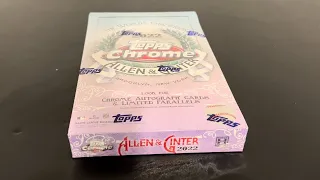 2022 Topps Allen & Ginter Chrome Hobby -Case Hit Auto /25! This Box Was 🔥 Beautiful Cards/Parallels