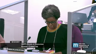 06/22/21 MNPS Budget Committee