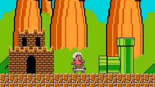 Super Mario Bros Adventure Island Nes Style