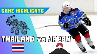 Thailand vs Japan - Hockey Friendly Match in Kushiro