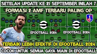 WOW !! INILAH 7 FORMASI 2 AMF TERBARU YANG MAKIN OP & PRODUKTIF DI EFOOTBALL 2024 SETELAH UPDATE