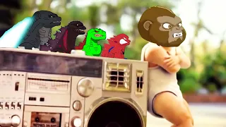 Godzilla vs. Kong & Baby Dance - Coffin Dance Meme (Parody)