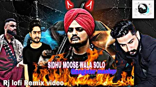 SIDHU MOOSE WALA SOLO King 👑 Mashup X varinder X Shubh X Amrit (rj lofi) Remix video, Punjabi songs.