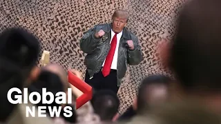 President Trump makes surprise visit to Iraq, thanks troops for their service