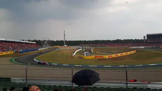 Vettel Crashes Out At Hockenheim | 2018 German Grand Prix filmed from grandstand