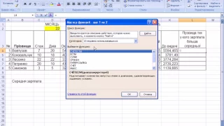 "Використання функцій Excel" (Інформатика, 10 клас)