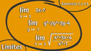 Limites Simples - Exercícios Resolvidos - Cálculo Diferencial e Integral (Cálculo 1)